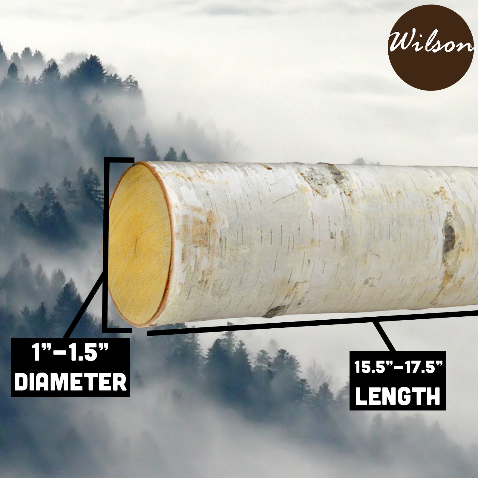 Aazon.co: Wilson Decorative White Birch Logs, Natural Bark Wood Hoe