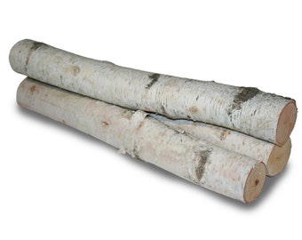 X Large White Birch Logs Sets