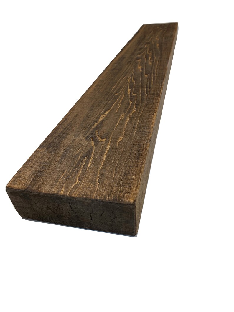 Reclaimed Farmhouse Wood Shelf Rustic Barn Beam Mantel