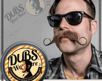 Strong Hold Mustache Wax – Citrus Wood Scent, Sandalwood Bergamot