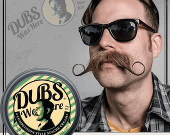 Strong Hold Moustache Wax – Bay Rum Scent, All Natural, Competition Grade Cream