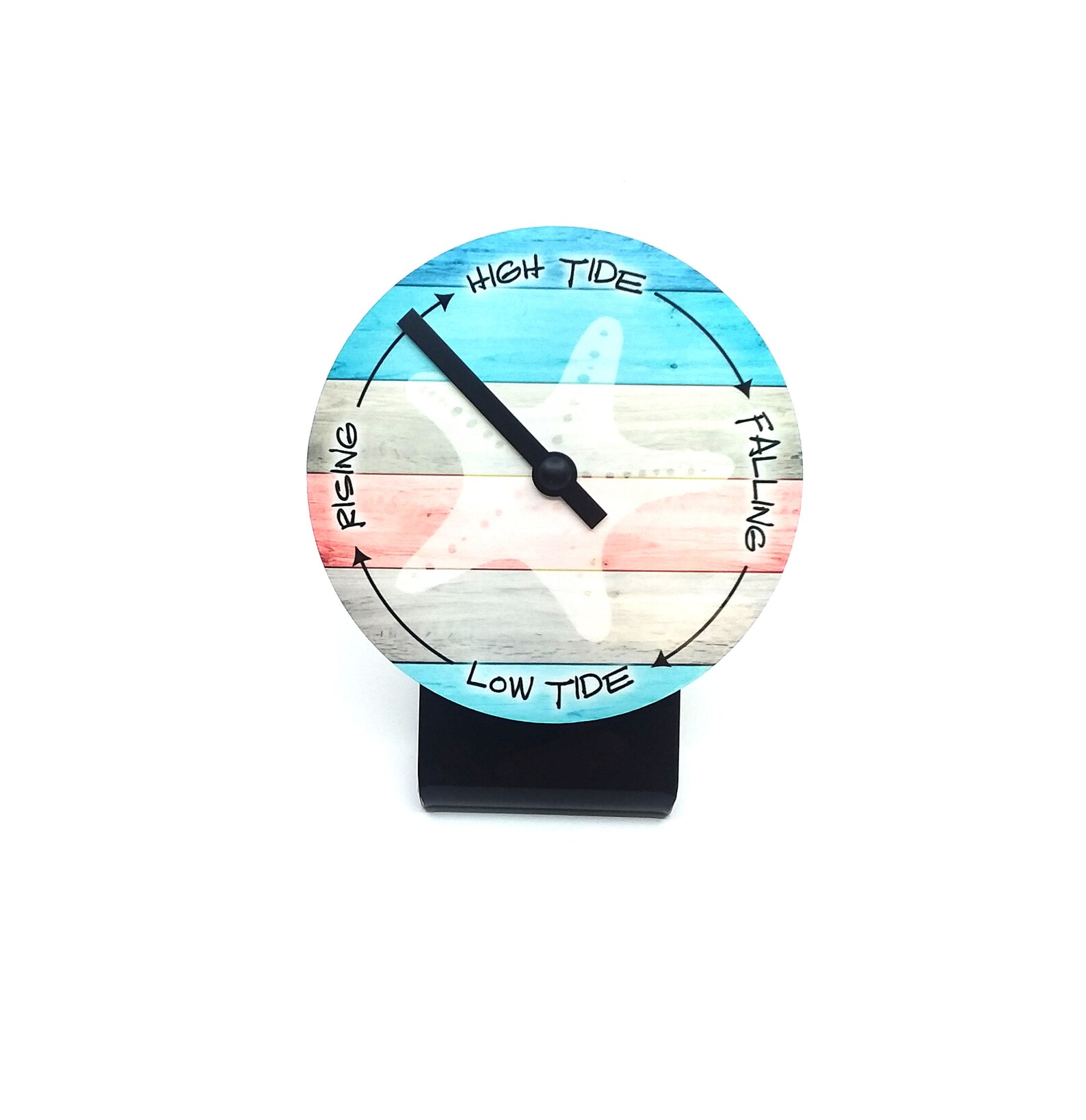 Table Top Tide Clock Small Tide Clock Nautical Wall Clock Etsy