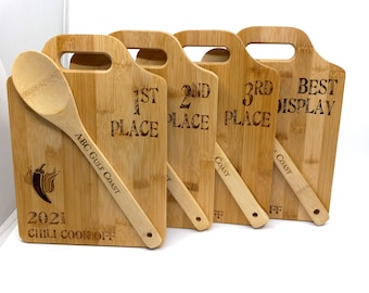 4 Chili Cook Off Award Boards Bake Off BBQ Awards Competition Culinary Trophy