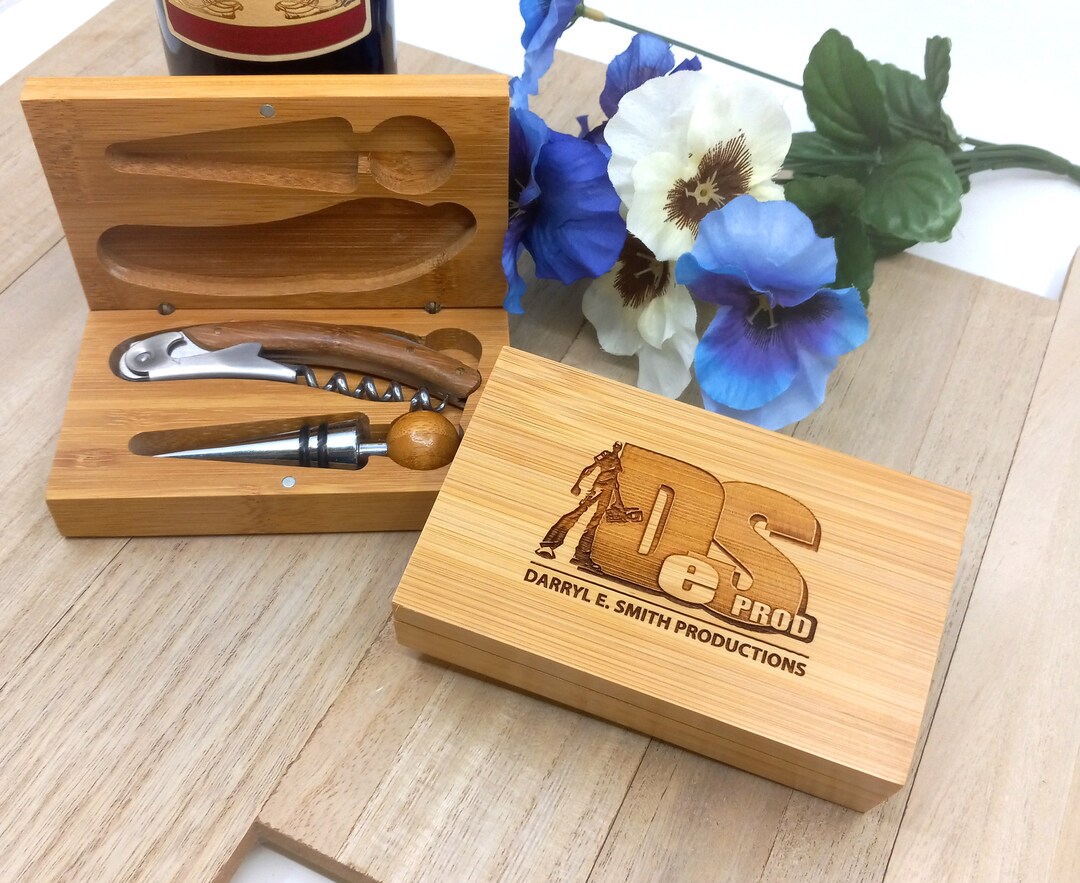 Engraved Wine Tool Set Wine Tool Kit Personalized Wine Tool Set