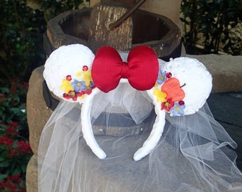 Snow White Wedding Mouse Ears