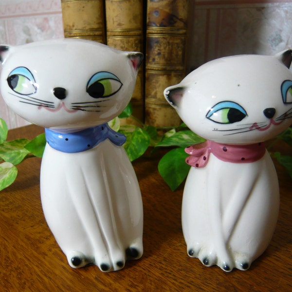 Vintage Holt Howard Cozyy Kittens SALT & PEPPER  1958-61