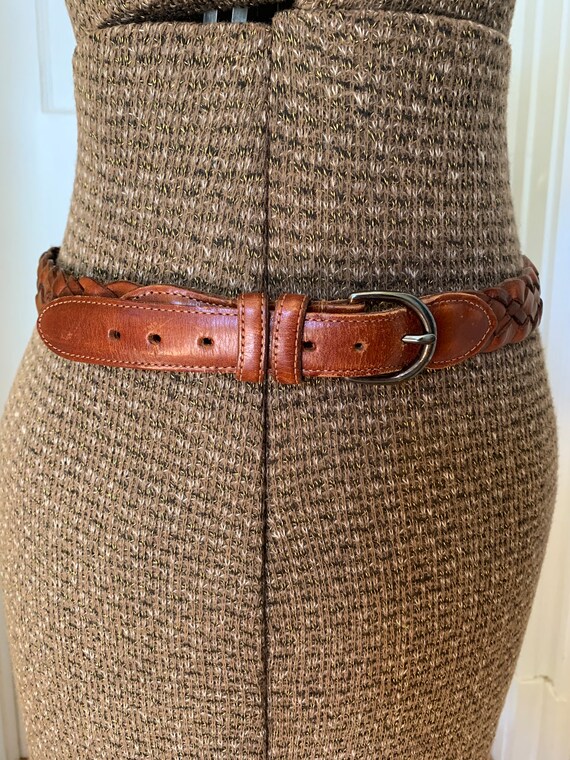 coach woven belt