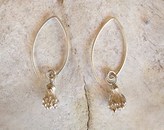 Sterling Silver Tendril Earrings