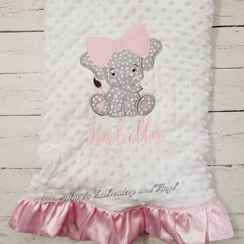 Elephant baby girl set, Personalized Baby Set, Baby shops shower Gift