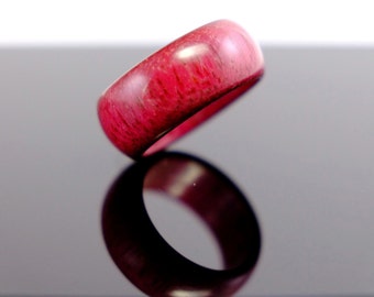 Purpleheart wooden ring