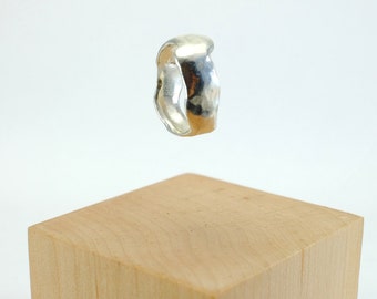 Cast Pure Silver Ring