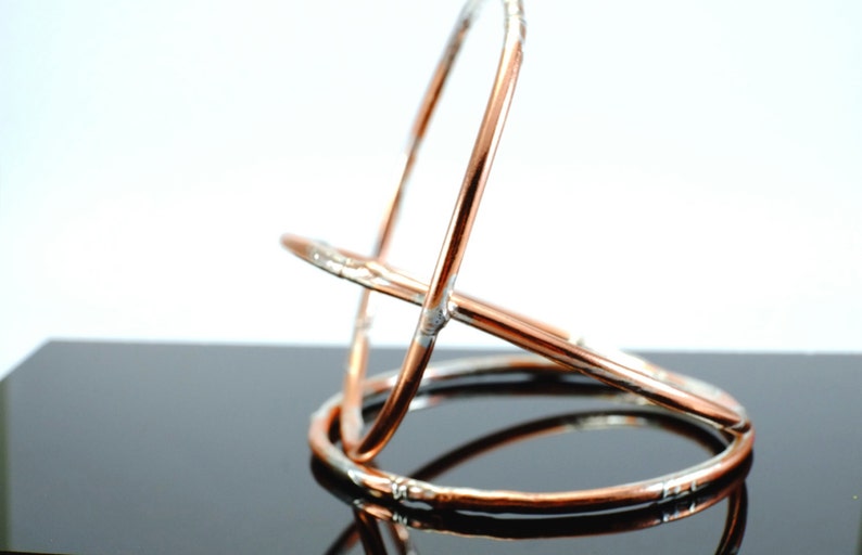 Copper and Silver Jangly Bangles Buy Two Get One FREE image 3