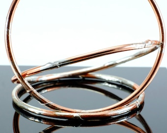 Copper and Silver Jangly Bangles - Buy Two Get One FREE!