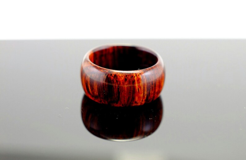 Simple cocobolo wooden ring image 3