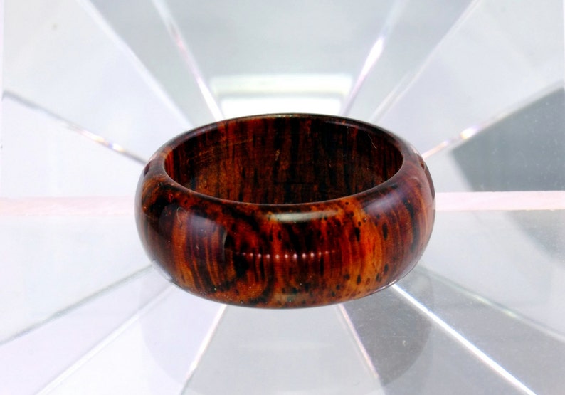 Simple cocobolo wooden ring image 5