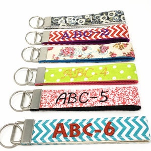 Signature Wristlet Key Fob, key chain Customized / Monogrammed / Personalized Gift image 7