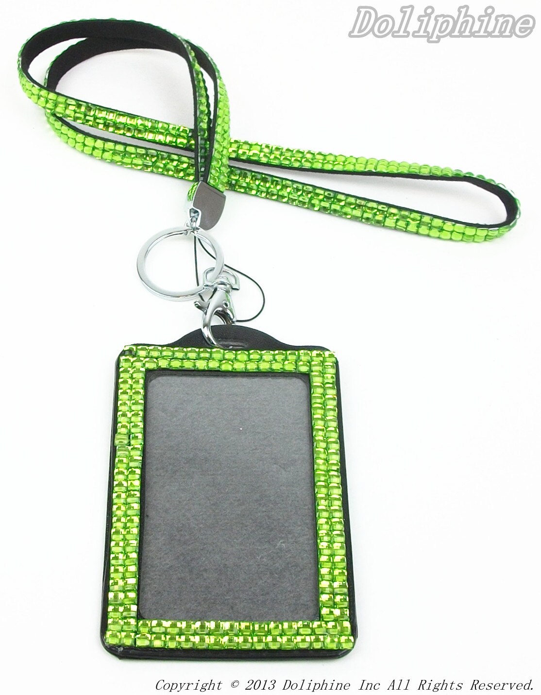 Rhinestone Crystal Bling Necklaces LANYARD With Vertical ID Etsy Canada