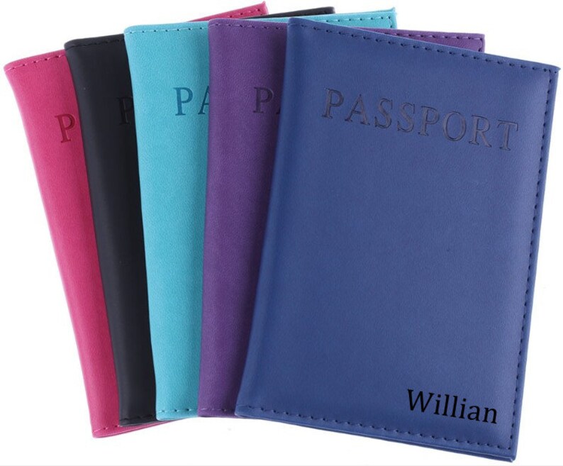 Personalized Passport Covers Monogrammed Passport Holder Etsy
