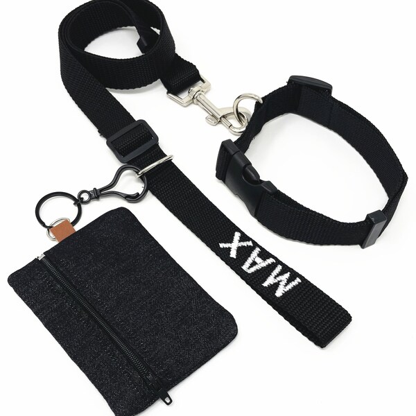 Dog Collar and Leash Set Etsy