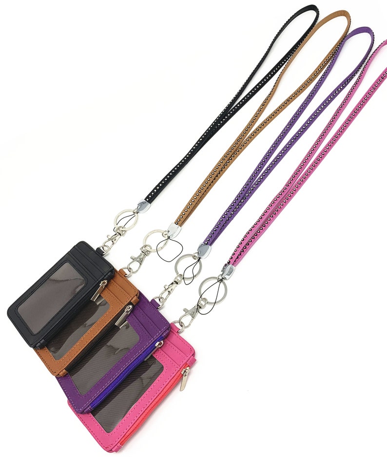 Lanyard With ID Holder (Black 10mm, Single-Sided) - The Lanyard Shop