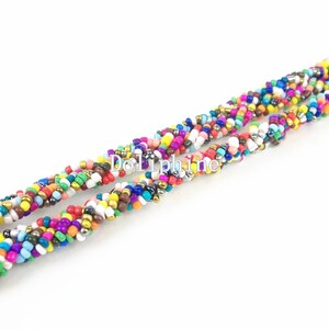 Crystal Seed Beads Lanyard With Clasp – Keychain For Keys, ID, Cell Phone | New With Tags