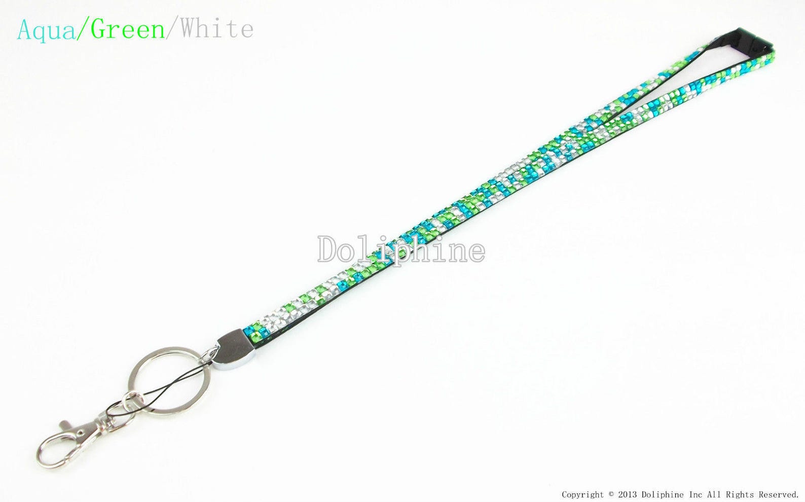 Breakaway Multi Colors Crystal LANYARD Keychain for ID Badge / Etsy UK
