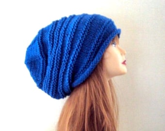 Bonnet super souple en tricot Bonnet ample en tricot unisexe Dreadlocks en tricot Bonnet en tricot surdimensionné pour homme Bonnet souple en cadeau