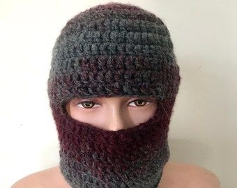 Chunky Crochet Balaclava: Unisex Winter Ski HatGift