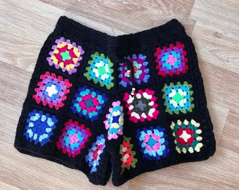 Acquisto \u003epantaloncini uncinetto granny square Grande vendita - OFF 60%