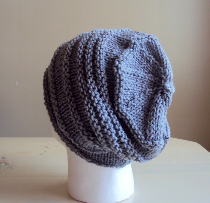 Mens Knit Slouchy Beanie Celebrity Hat Winter Hats Slouchy Etsy