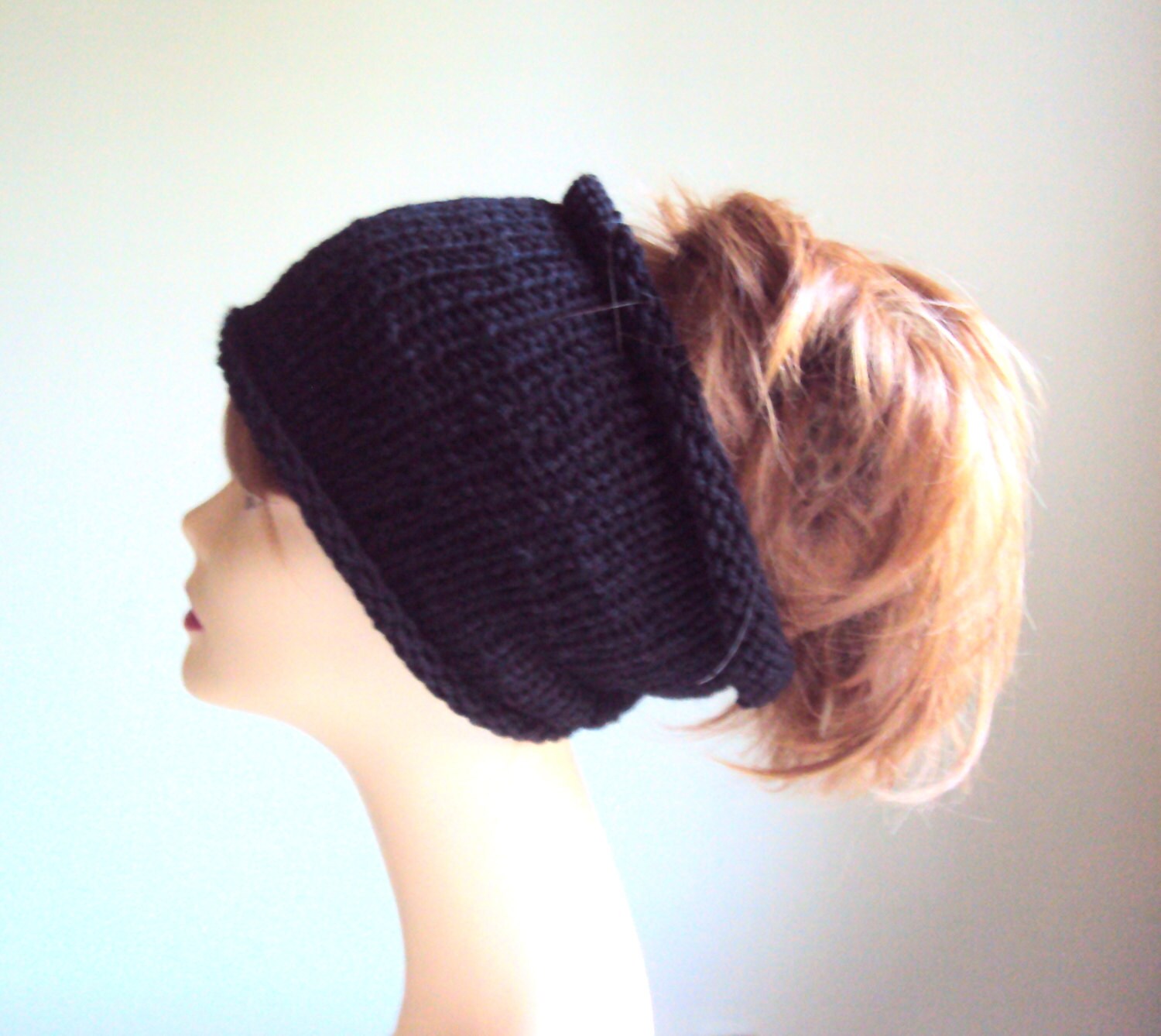 Knit Headband Great for dreadlocks Tube Bandana Wide Headband Etsy