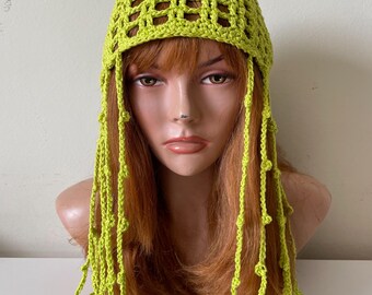 Crochet Mesh Hat, Summer Beanie  – Trendy Boho Chic Hat, Spring Summer Beanie, Festival Hat, Beach Hat, Best Seller Etsy Beanie