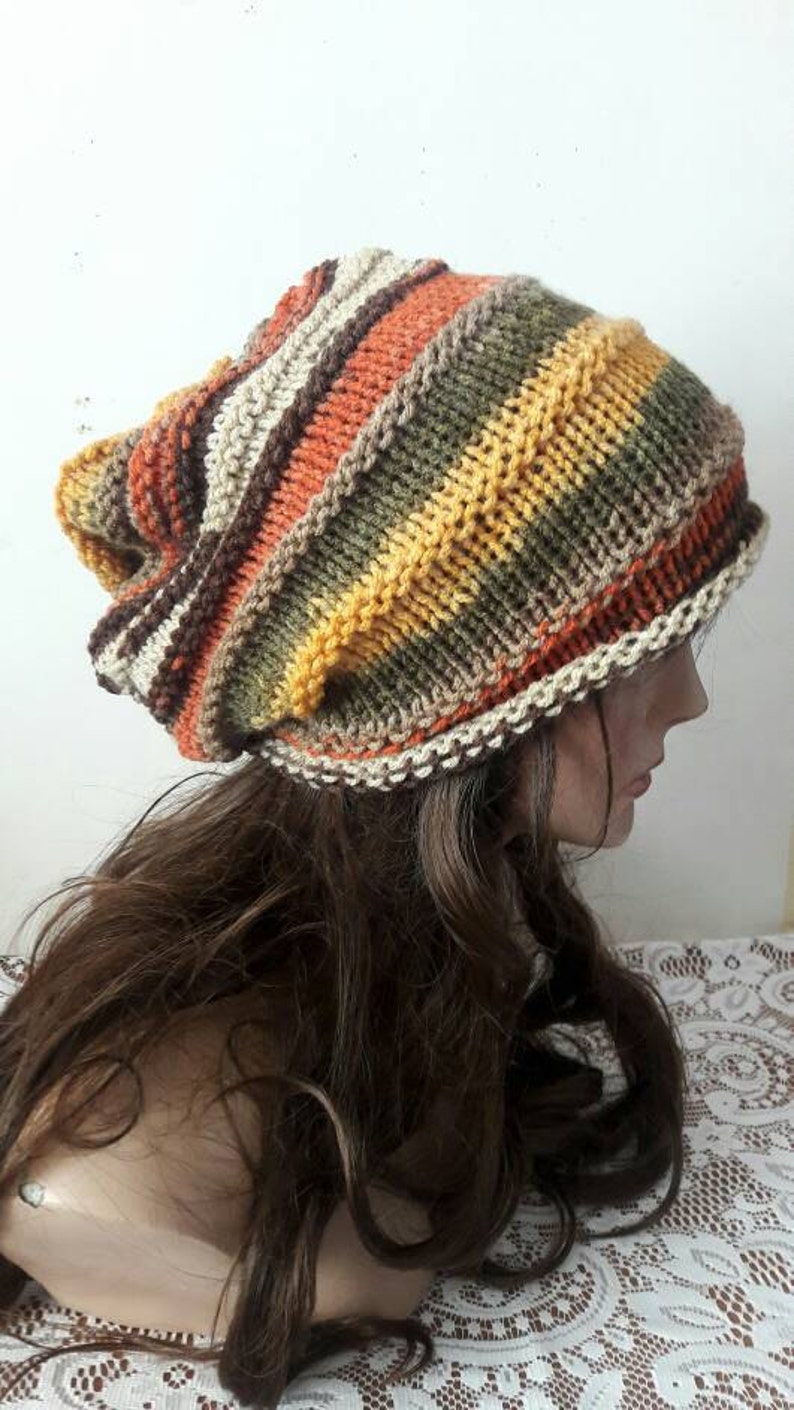 Unisex Super Slouchy Beanie Baggy Hat Dreadlock Hat Rasta Hat Fashion Accessories Knit Winter Hat Gift Ideas