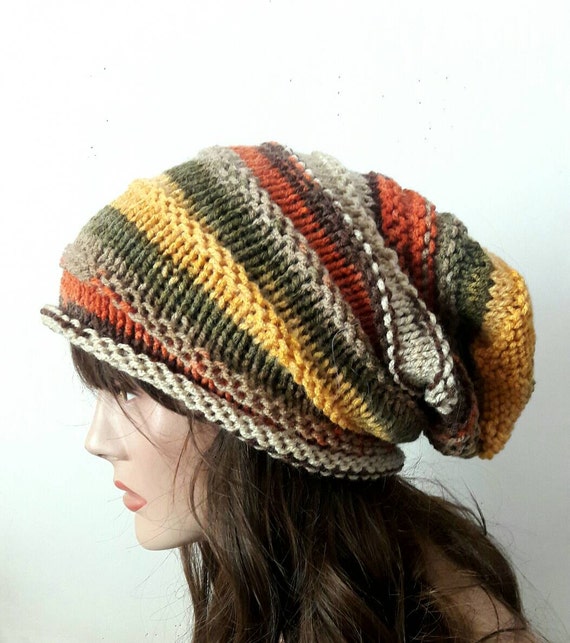Unisex Super Slouchy Beanie Baggy Hat Dreadlock Hat Rasta Hat Fashion Accessories Knit Winter Hat Gift Ideas
