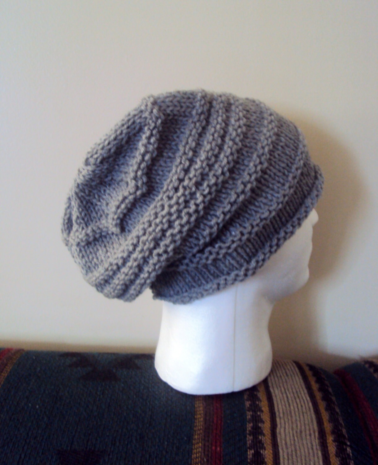 Mens Knit Slouchy Beanie Celebrity Hat Winter Hats Slouchy Etsy