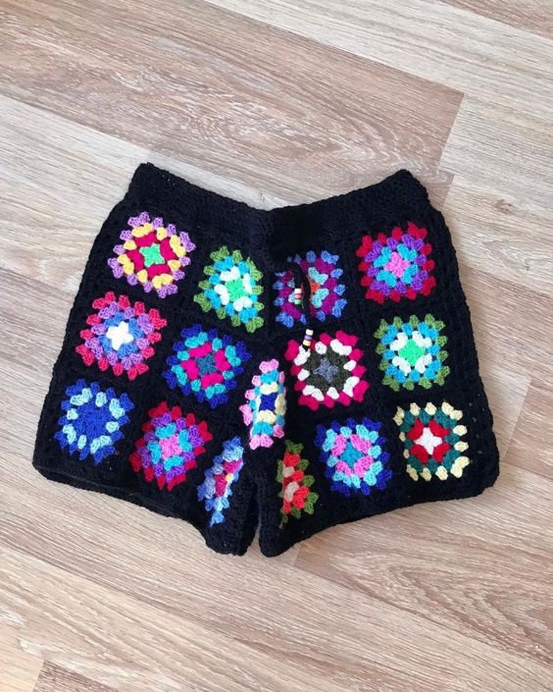 Granny Square Boho Top Crochet Top Granny Square Sweater Women - Etsy