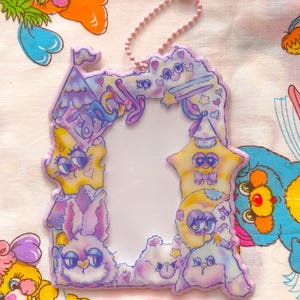 Tarjetero de PVC Fancy Cloud Kingdom / Tarjetero pastel kawaii para tarjetas fotográficas Kpop