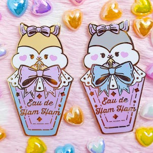 Hamspeld Eau de Ham | Harde emaille pin hamster gerbilmuis - 2 varianten