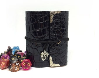 Custom Scale Wrap Spell Book- Black ver.2 - Dungeons and Dragons