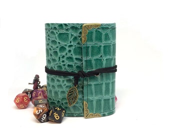 Niestandardowa łuska Wrap Księga Zaklęć - Teal - Dungeons and Dragons