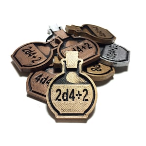 Potion Tokens- Dungeons and Dragons