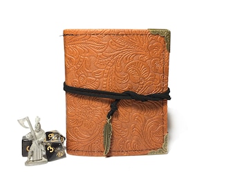 Niestandardowa Księga Zaklęć - Tekstura Brązowa - 24 Karty - Dungeons and Dragons