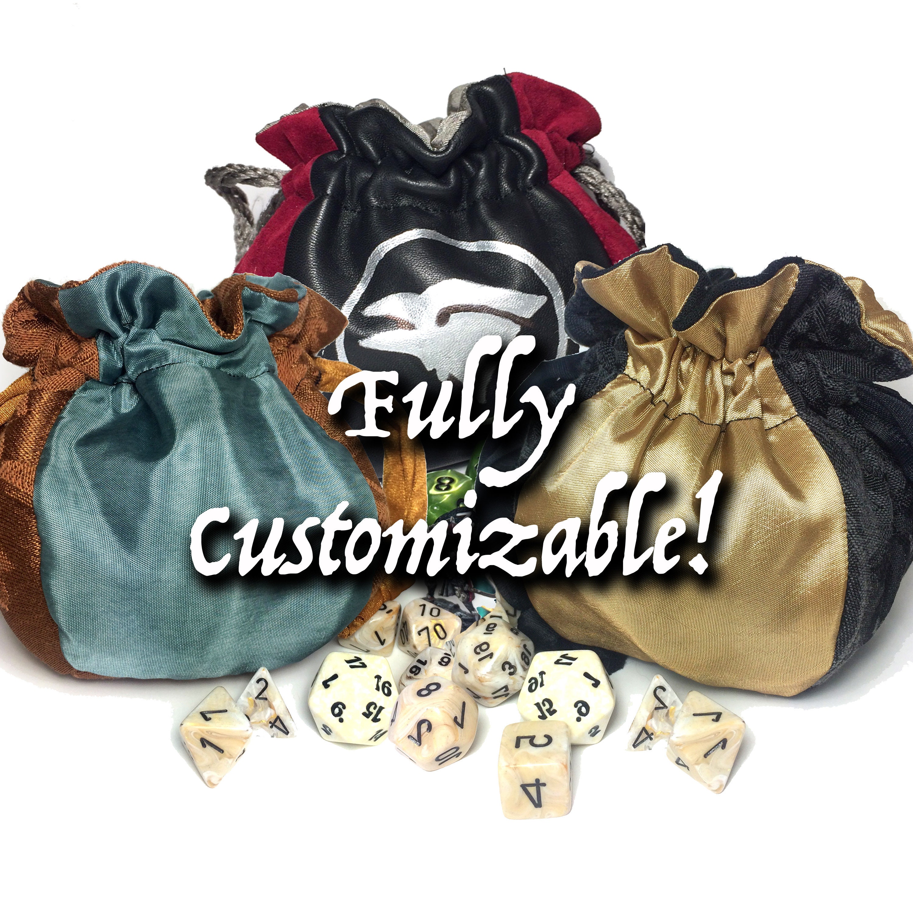 Custom Dice Bag Dungeons and Dragons | Etsy