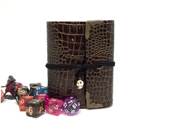 Niestandardowa łuska Wrap Księga Zaklęć - Brąz - Dungeons and Dragons