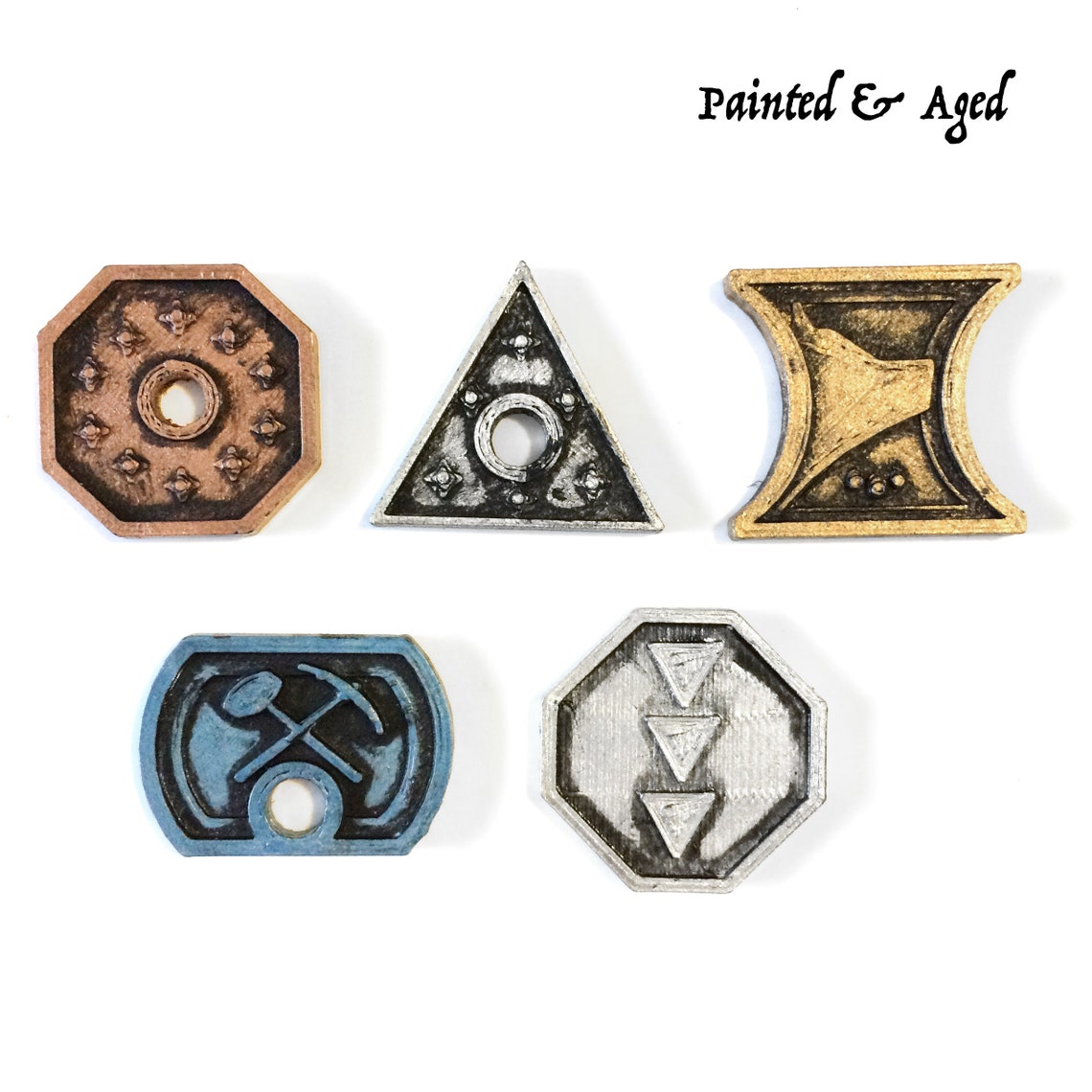 Dungeons and Dragons 5E Coins Set of 5 Etsy