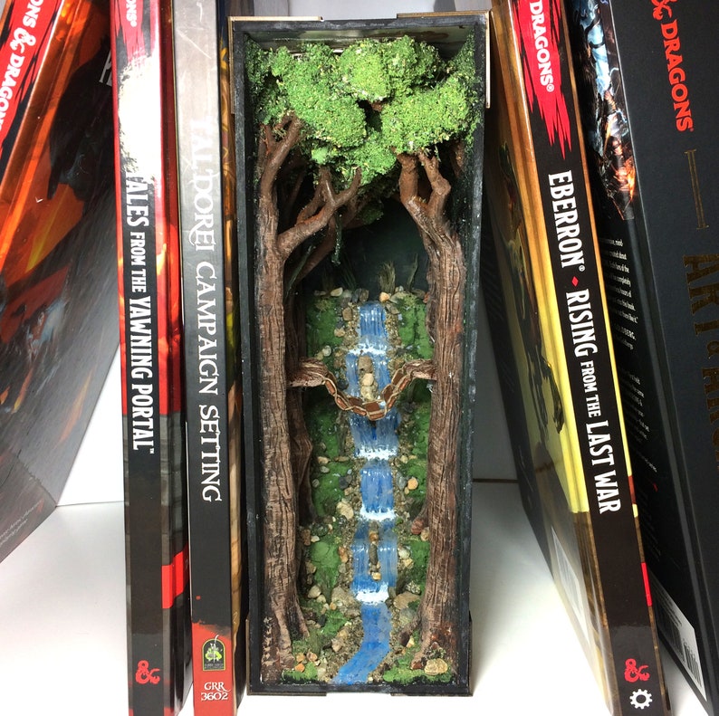 Book Nook Enchanted Forest Etsy