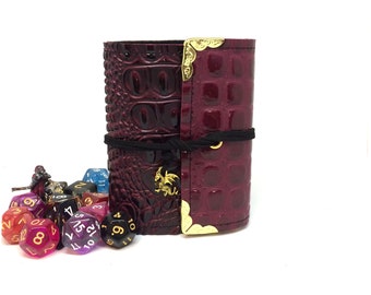 Niestandardowa łuska Wrap Księga Zaklęć - Czerwona - Dungeons and Dragons