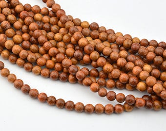 108pc  8mm Burma  Natural  Rose  wood  Tibetan prayer   Mala   Bead