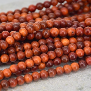 108pc  6MM  Tibetan  Magical  Natural  Malai   Raja  Kayu  Bead - King  Of   Wood  Mala  Beads