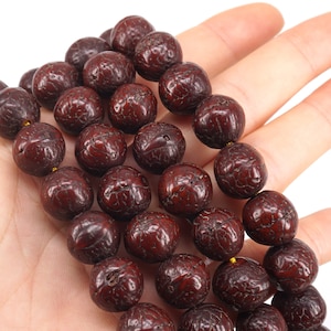 Natural Old Bodhi Seed , Nepal  Red Bodhi Seeds , Nepal  Beads Tibetan Prayer Loose Beads